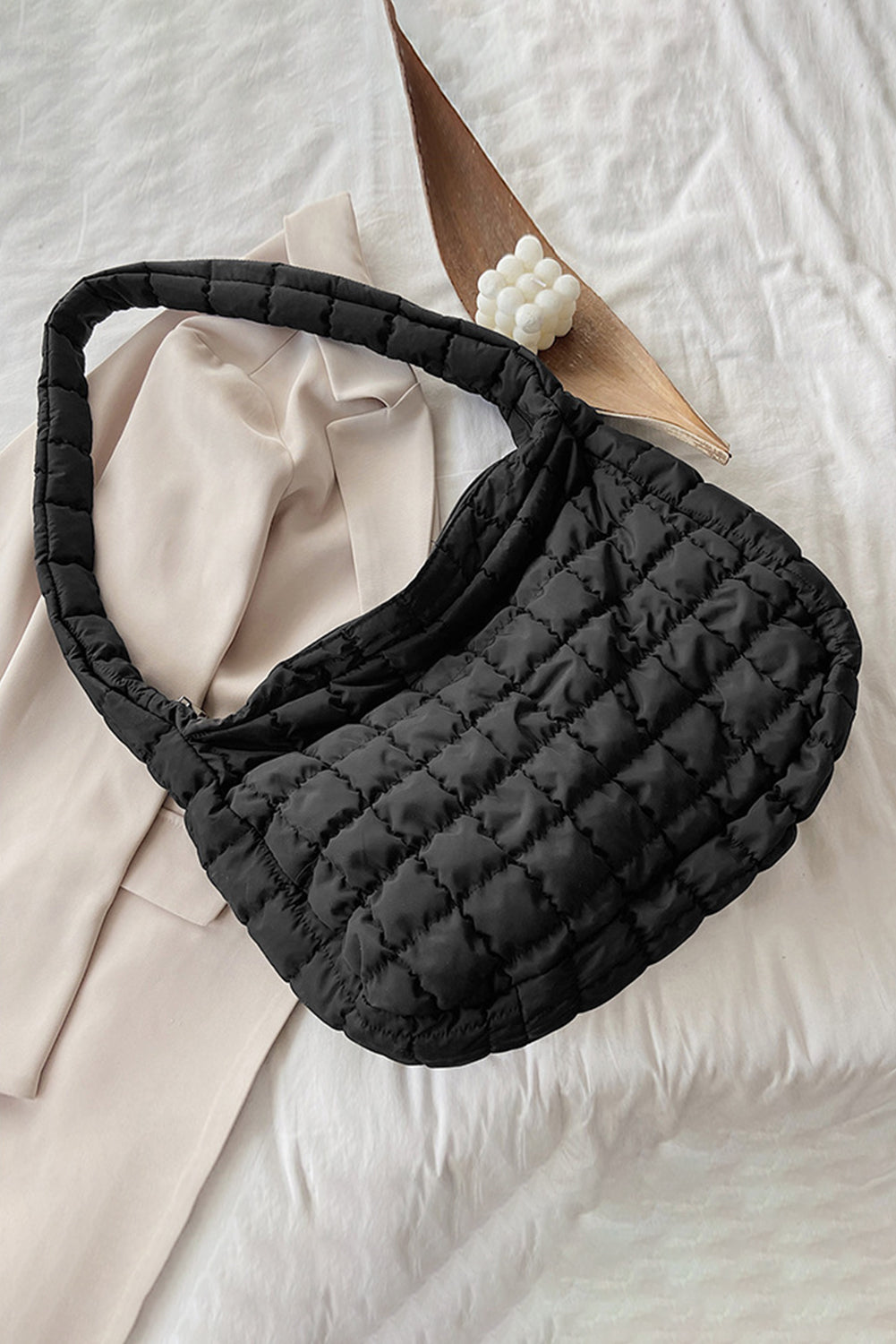 Evergreen Elegance Quilted Carryall